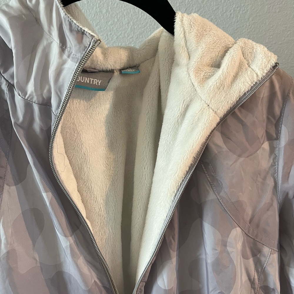 Free Country fur lined rain jacket